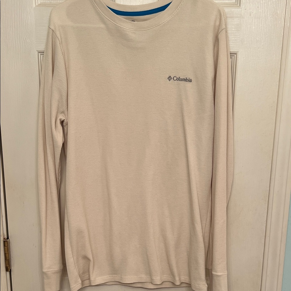 Columbia Men's Beige Long Sleeve Tee